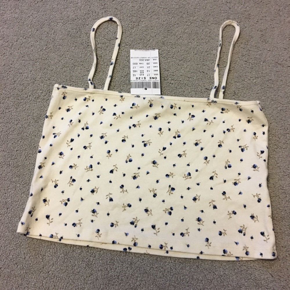 Brandy Melville Floral Faye Tank